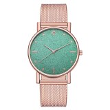 Watch Women Dress Stainless Steel Band Analog Quartz Wristwatch Fashion Luxury Ladies Golden Rose Gold Watch Clock Analog