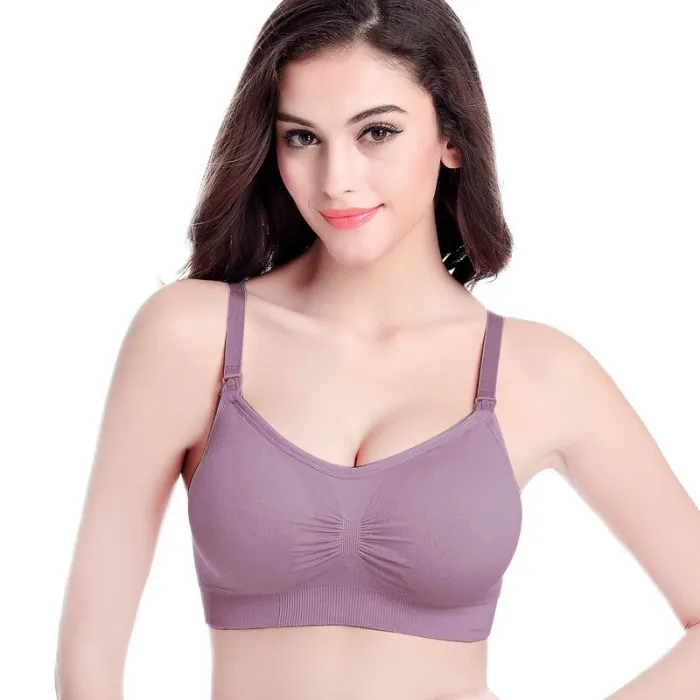 TEXIWAS Nursing Bra Maternity Breastfeeding Bra Prevent Sagging for Pregnant Women Underwear  Breast Feeding Bra