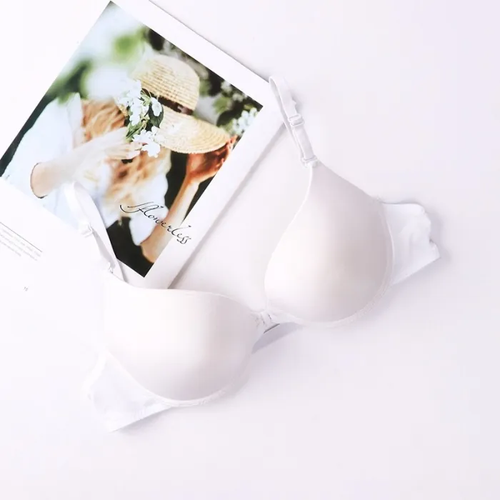 super push up bra for small breast young girls front closure women sexy bra Deep V  Brassiere Underwear