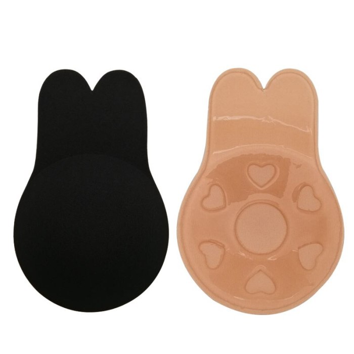 Strapless Adhesive Bra Self Adhesive Nipple Breast Cover Push Up Bras Reusable Silicone Invisible Lingerie Pad Pasties Enhancers