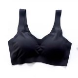 Sexy Women Bras Push Up Gather Bralette Seamless Bra Wire Free Soutien Gorge Femme Comfort Underwear Solid Color Vest Brassiere