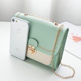 Stitching women's summer shoulder bag chain PU leather ladies messenger bag female small square bag clutch bags 2020 handbags