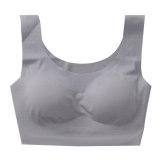 Sexy Women Bras Push Up Gather Bralette Seamless Bra Wire Free Soutien Gorge Femme Comfort Underwear Solid Color Vest Brassiere