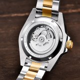 New  DESIGN 100m Waterproof Mechanical Watch NH35A Movement Classic Blue Dial Luxury Men Automatic Watches Stainless Steel