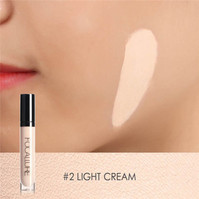 FOCALLURE Eye Concealer & Base 7 Colors Full Coverage Suit for All Color Skin Face/Eye Makeup Liquid Concealer