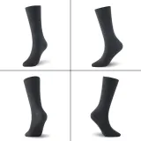 Bamboo socks solid color men socks 6pairs/lot man long boot business socks UK SIZE 7-11 EUR SIZE 40-46