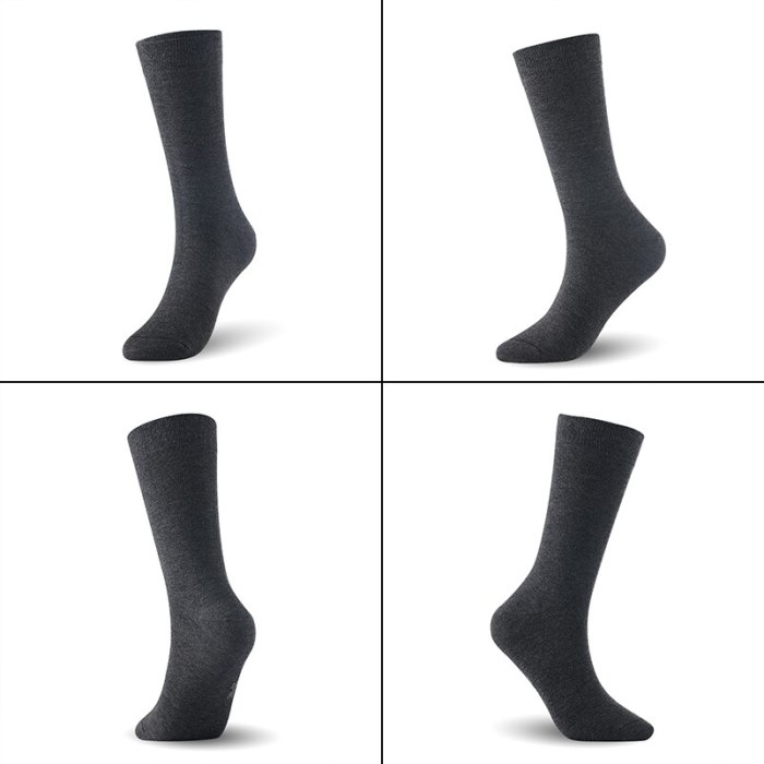 Bamboo socks solid color men socks 6pairs/lot man long boot business socks UK SIZE 7-11 EUR SIZE 40-46