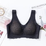 Female Underwear Bra Seamless Bra No Trace Sports Vest Lace Back Vest Wireless Brassiere Contour Sexy Breathable Plus Size bras