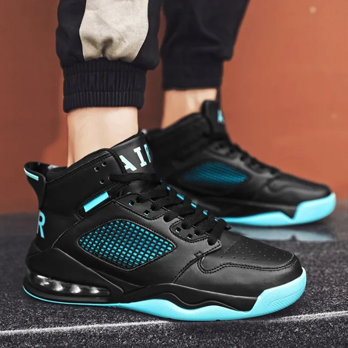 2019 New Men Basketball Shoes Air Cushion Shockproof Basketball Shoes Outdoor Five People Against Sports Shoes