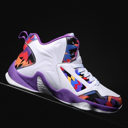 Hot Sale Basketball Shoes Comfortable High Top Gym Training Boots Ankle Boots Outdoor Men Sneakers Athletic Sport  Shoes