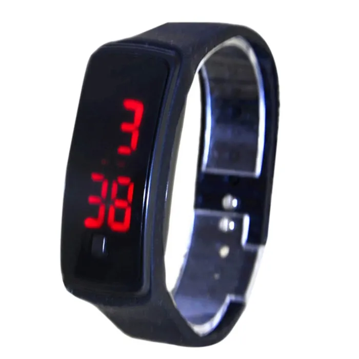 Fashion Sport LED Women Watches Candy Color Silicone Rubber Touchscreen Digital Watches Waterproof Bracelet Wrist Watch H9