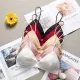 GUMPRUN Seamless Soft Bras for Women Thin Strap Wireless Push Up Bra Backless Comfort Underwear Bralette Sexy Lingerie