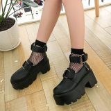 Girl Lolita Retro Gothic Student Doll Shoes Japanese Style Commuter Uniform Leather Princess Shoes Kawaii Anime Cosplay Costumes