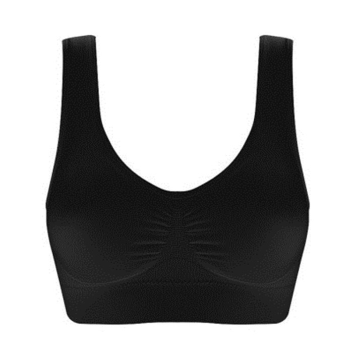 Casual Bra Removable Pad Double Layer Seamless wireless Leisure Bra Body Shaper Push Up Bras Set 1pcs wfws01
