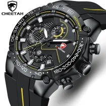 New Mens Watches CHEETAH Top Luxury Brand Chronograph Waterproof Quartz Watch for Men Date Sports Clock Male