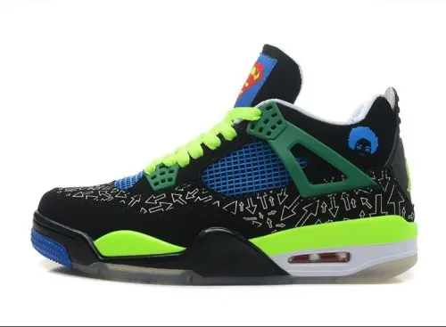 2019 Hot Basketball Shoes Retro 4 Men Mens Pure Black Laser Sport Black Royal From Outdoor Sneakers Designer Shoes US7-13