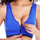 S-XXL Front Zipper Solid Sports Bra for Women Underwear Fitness Shirt Push Up Yoga Crop Top Bras  Athletic Vest Gym Sportswear