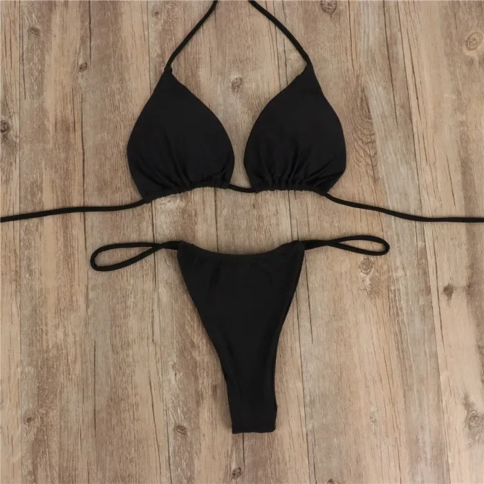 Sexy Micro Women Bikini 2020 Mujer Swimsuit Bandeau Bikinis Set Two-piece Swimwear Push Up Bathing Suit Female Beachwear Biquini