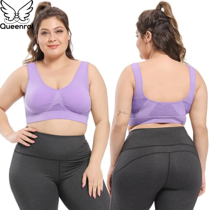 Bras For Women Plus Size Seamless Bra With Pads Easy Comfort Bra Active Everyday Push Up Bralette Vest Wireless Brassiere Bra