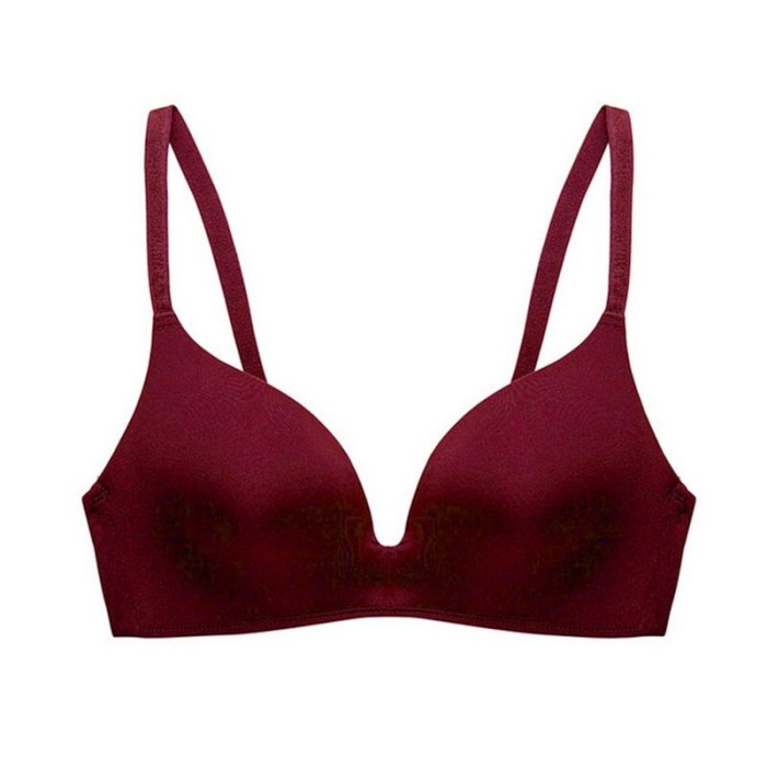 CALOFE Wireless Push Up Bra Solid Color Seamless Soft Bras For Women Double Breasted Sexy Lingerie Comfort Breathable Bralette