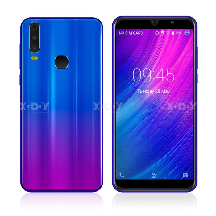 XGODY A70 3G Smartphone 18:9 Android 8.1 Dual SIM Celular 1GB RAM 4GB ROM 2800mAh Quad Core Cell phone 5MP Camera Mobile Phones