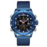2020 Analog Digital Watches Men Luxury Brand Stainless Steel Sports Men's Watches Digital Waterproof Man Watch