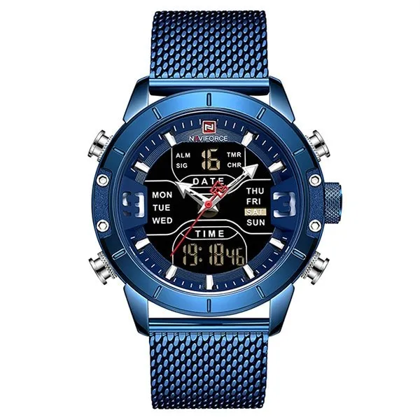 2020 Analog Digital Watches Men Luxury Brand Stainless Steel Sports Men's Watches Digital Waterproof Man Watch