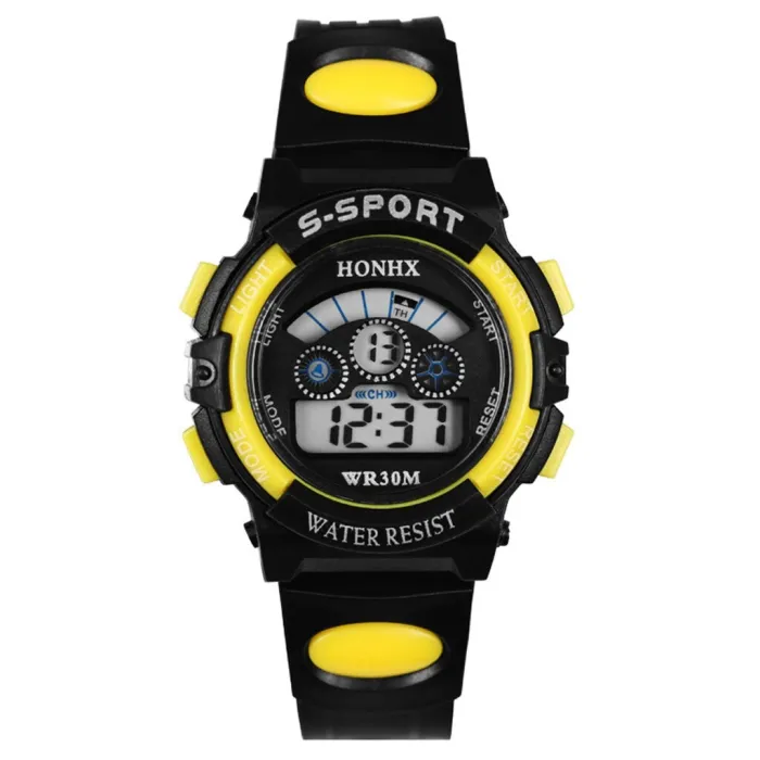 Children watch LED electronic watch Luxury Men Analog Digital Military Sport Waterproof Luminous Wrist Watch Bracelet watch YE1