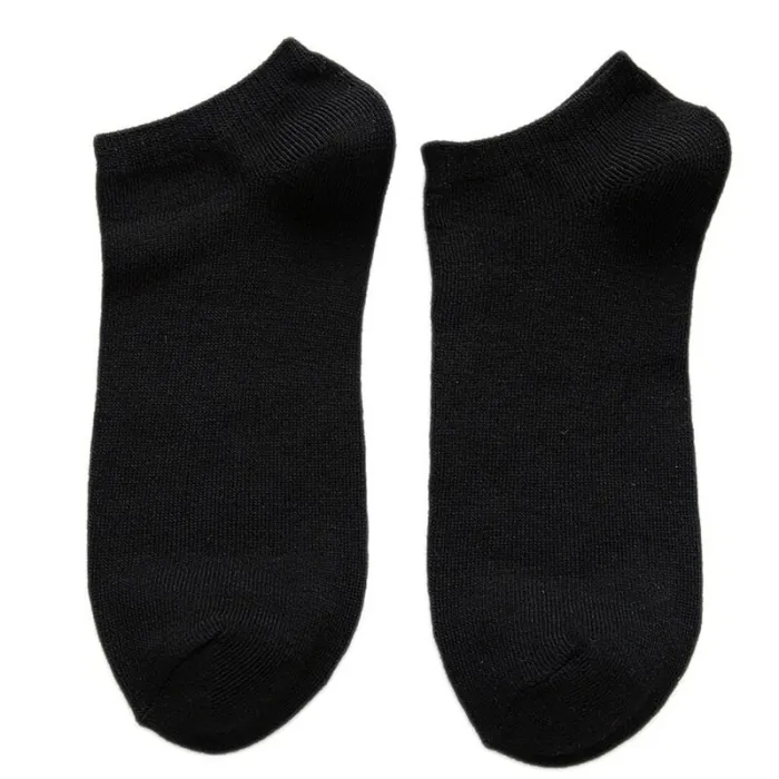 2020 New 10 Pairs Women Socks Breathable Ankle Socks Solid Color Short Socks Comfortable White Black Cotton Low Cut Socks
