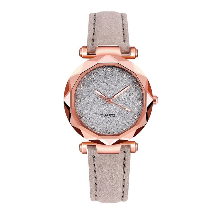 2020 New Ladies fashion Korean Rhinestone Rose Gold Quartz Watch Female Belt Watch montre femme часы женские zegarki damskie