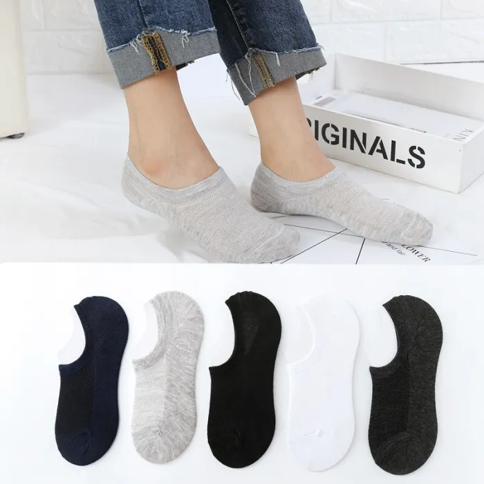 22 Styles 5 Pairs/lot Men Summer Cotton Socks Solid Color Striped Animals Ship Socks Fashionable Male Ankle Socks
