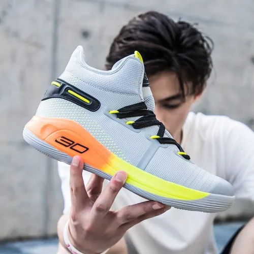 New Basketball shoes sneakers men shoes High quality sports shoes Non-slip mens shoes basketball shoes orange shoes men