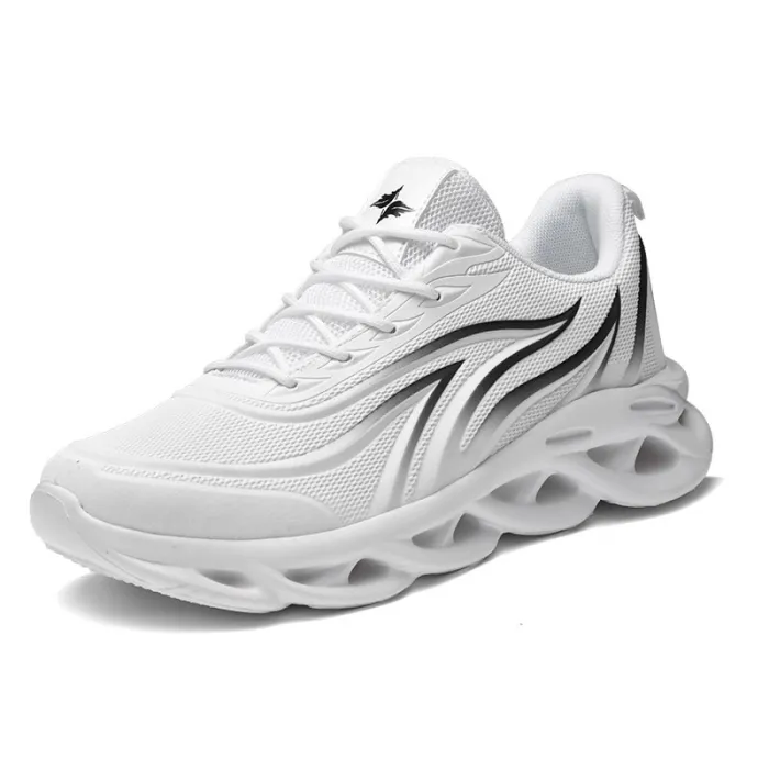 Breathable Summer Sneakers Blade Shoes Men's Sports Light Soft Running Shoes for Men Lace Up Platform Footwear Runway Shoe