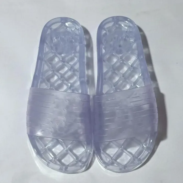 2020 womens clear jelly fashion Flip Flops luxe transparent PVC slides sandals flats designer slippers with box dust bags
