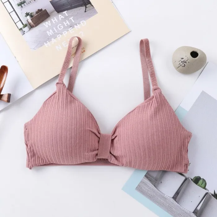 Sexy Bra Push Up Bras For Women Lingerie Wire Free Bra Solid Color Cotton Bralette Seamless Underwear Female Brassiere BH