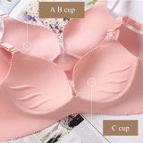 Seamless Bras for Women Push Up Wire Free Adjustable Sexy Bra Straps Bright Summer Lingerie Bras Solid Breathable Underwear