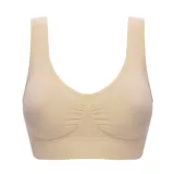 Casual Bra Removable Pad Double Layer Seamless wireless Leisure Bra Body Shaper Push Up Bras Set 1pcs wfws01
