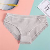 New Sexy Lace Panties For Women Girls Underwear Cotton Panty 2019 Soild Elasticity Comfortable Low-Rise Lingerie Panties M L XL