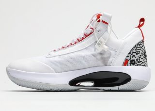 2020 New Air Cushion basketball shoes Men spor ayakkabi sneakers Men 34 retro DMP 3M Reflective Infrared Alternate Hare