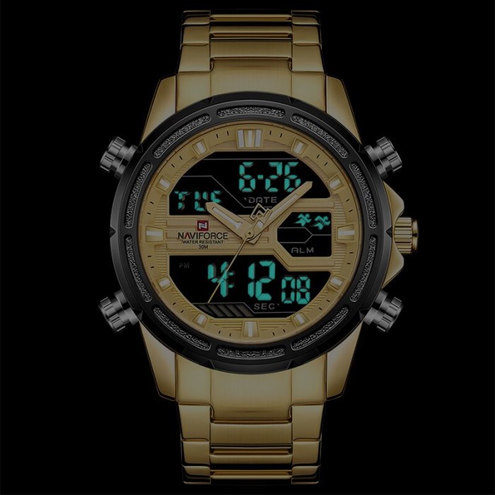 New Mens Watch Analog Luxury Fashion Sport Waterproof Quartz Wrist Watch All-Steel Male Watches Clock