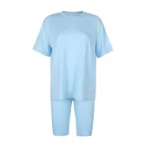 Rapwriter Solid Summer Oversized Tshirt And Shorts Two Piece Set Women Slim Shorts Long Tee Shirt Outfits Femme Biker Track Suit