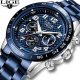 Men's Watch Quartz Clock Male Fashion Stainless Steel Wristwatch with Auto Date Design Casual Business New Watch