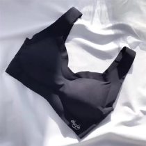 seamless fitness candy women underwear cooling gathers shock-proof thin pad push up bra female intimate modis bralette lingerie