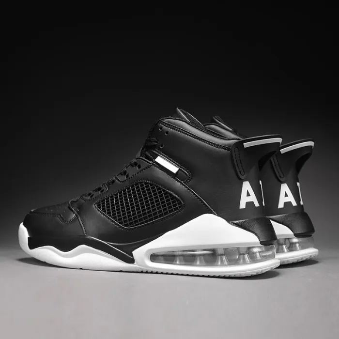 2019 New Men Basketball Shoes Air Cushion Shockproof Basketball Shoes Outdoor Five People Against Sports Shoes