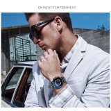 2020 Hollow Men's Watch Fashion Ultra Thin Watches Date Men Business Stainless Steel Mesh Belt Quartz Watch
