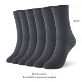 Bamboo socks solid color men socks 6pairs/lot man long boot business socks UK SIZE 7-11 EUR SIZE 40-46