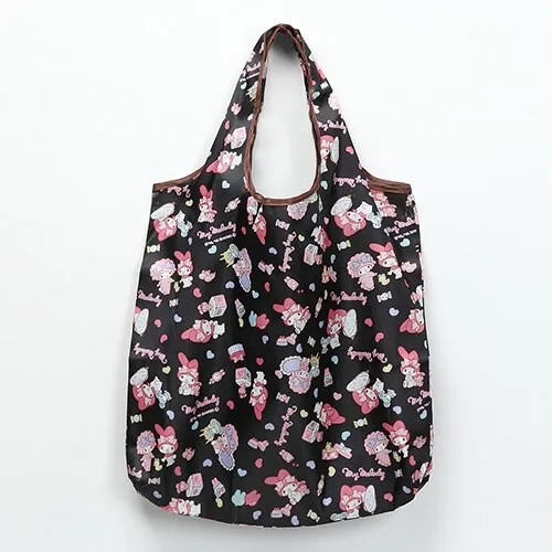 Folding Shopping Bag Eco Friendly Ladies Gift Foldable Reusable Tote Bag Portable Travel Shoulder Bag Small Size