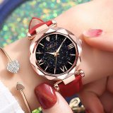 Women Casual Leather Ladies Watch Quartz Wrist Watch Starry Sky Female Clock reloj mujer