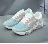 Air Shoes Woman Female Students All Match Comfortable Breathable Thick Soled Running Shoes Lace Harajuku Tide Sneaker Women Shoe