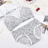 Seamless Active Bra  Set Fashion Bra Briefs Set For Women Lingerie Push Up Bralette With Pads Free Siz Sports Underwear Set